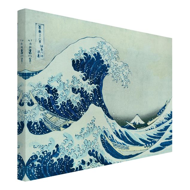Quadri su tela con spiaggia Katsushika Hokusai - La grande onda di Kanagawa