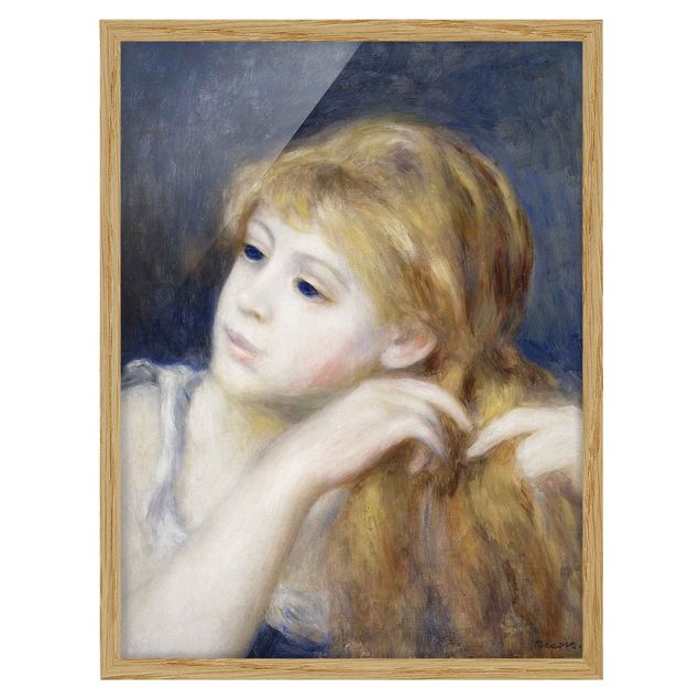 Quadro moderno Auguste Renoir - Testa di giovane donna