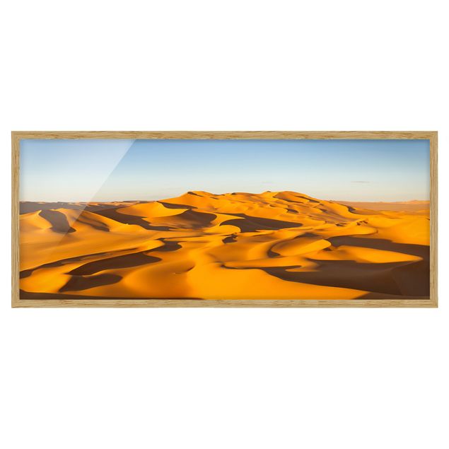 Quadri natura Deserto di Murzuq in Libia