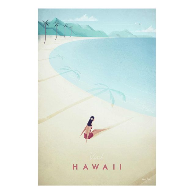Quadro montagna Poster di viaggio - Hawaii