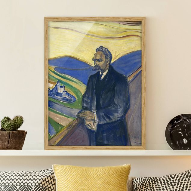 Quadri espressionismo Edvard Munch - Ritratto di Friedrich Nietzsche