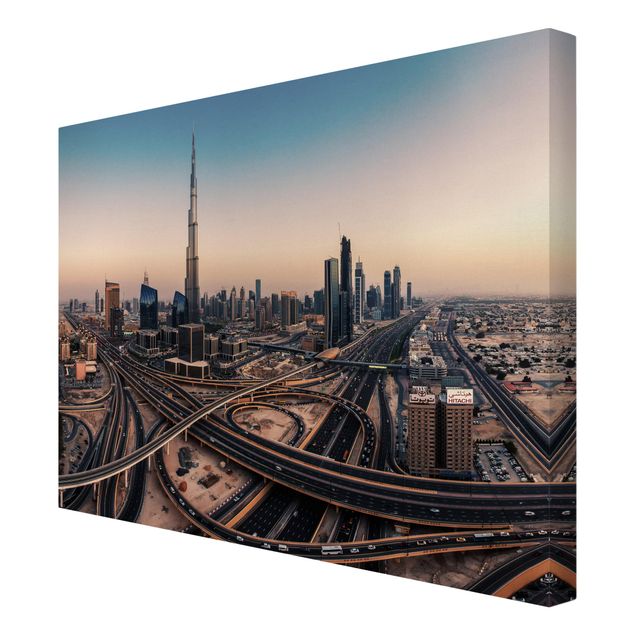 Quadri su tela con architettura e skylines Abendstimmung a Dubai