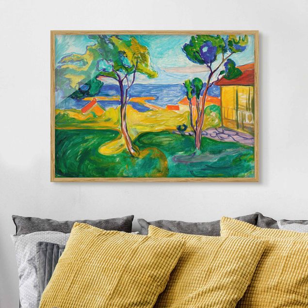 Quadri espressionisti Edvard Munch - Il giardino di Åsgårdstrand