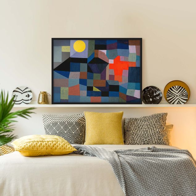 Quadri moderni   Paul Klee - Fuoco di luna piena