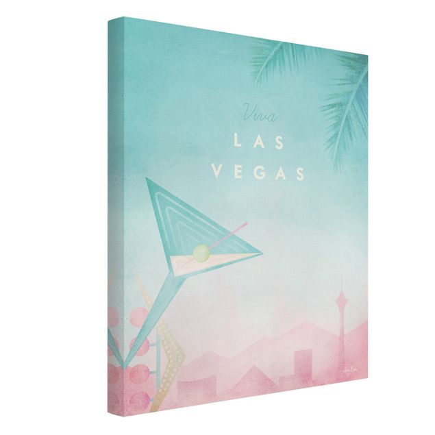 Quadri skyline  Poster di viaggio - Viva Las Vegas