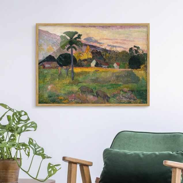 Quadri con paesaggio Paul Gauguin - Haere Mai (Vieni qui)