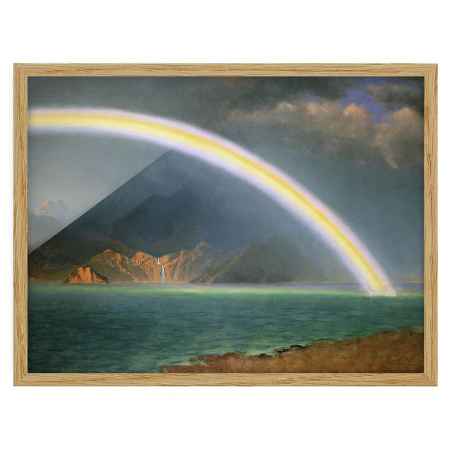 Correnti artistiche Albert Bierstadt - Arcobaleno sul lago Jenny, Wyoming