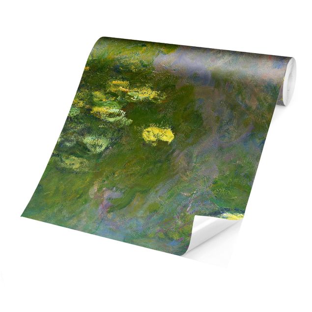 Carta da parati rose Claude Monet - Ninfee verdi