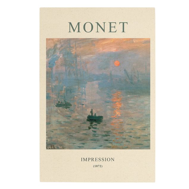 Riproduzioni quadri Claude Monet - Impressione - Edizione da museo