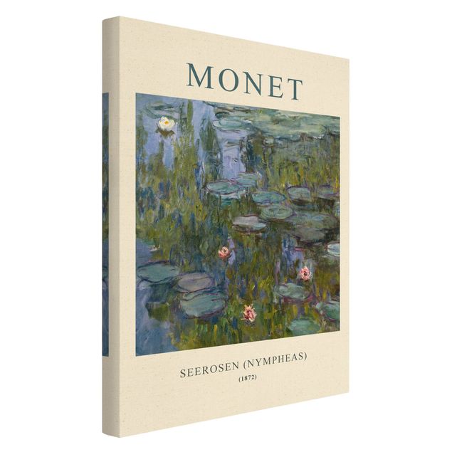 Quadri con fiori Claude Monet - Ninfee (Nymphaeas) - Edizione da museo