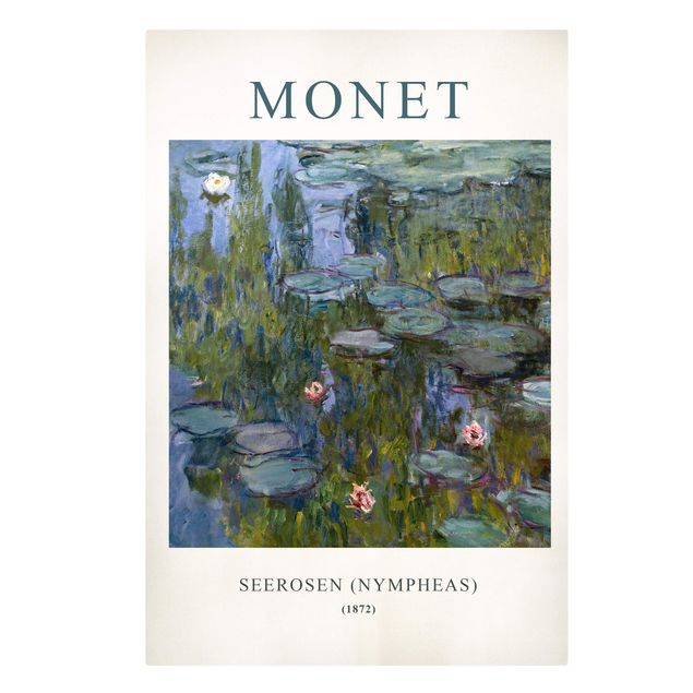 Quadro moderno Claude Monet - Ninfee (Nympheas) - Edizione museo