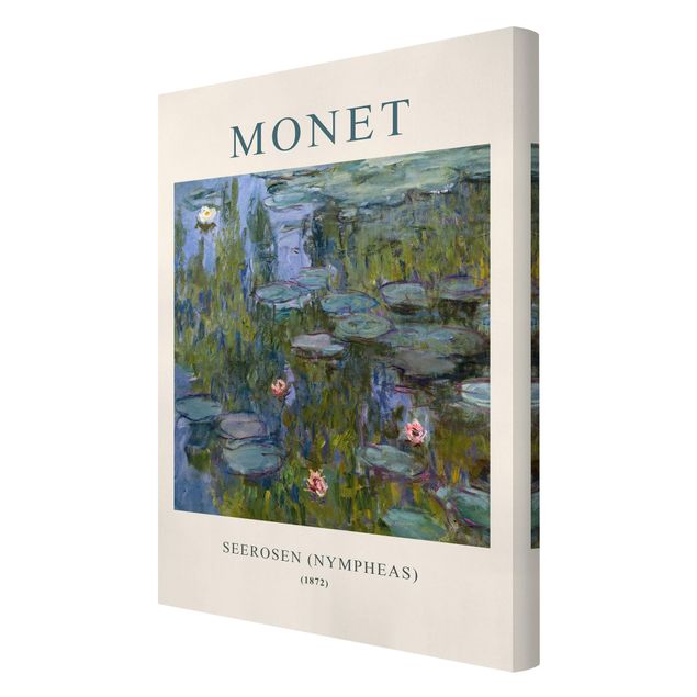 Quadri fiori Claude Monet - Ninfee (Nympheas) - Edizione museo