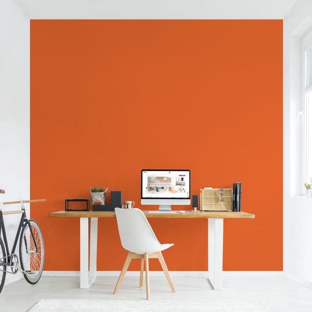 carta da parete Colore Arancione