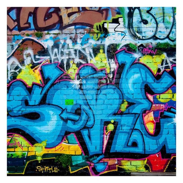 Carta da parati moderne Colori dei graffiti
