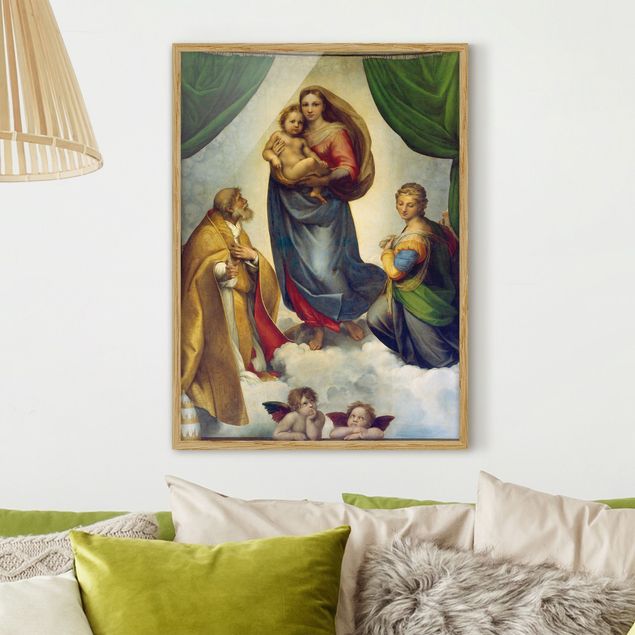 Riproduzioni quadri famosi Raffael - La Madonna Sistina