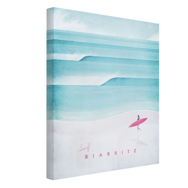 Quadro paesaggio Poster di viaggio - Biarritz