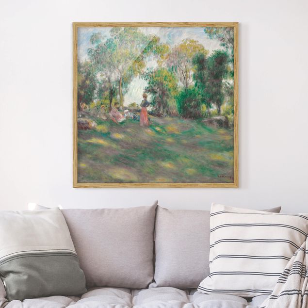Quadro paesaggio Auguste Renoir - Paesaggio con figure