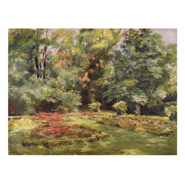 Quadri con paesaggio Max Liebermann - Terrazza fiorita di Wannseegarten
