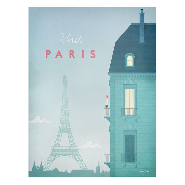 Quadri città Poster di viaggio - Parigi