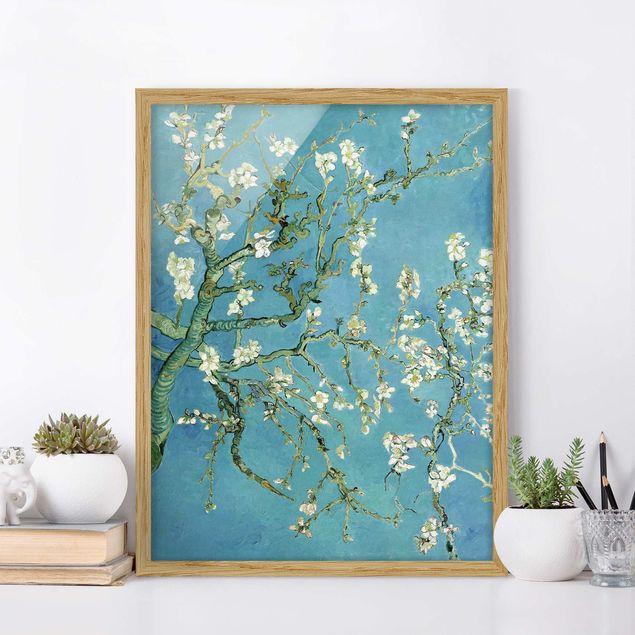 Quadro puntinismo Vincent Van Gogh - Mandorli in fiore