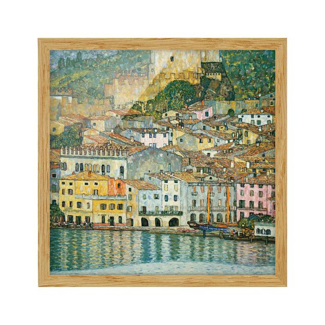 Quadri Italia Gustav Klimt - Malcesine sul lago di Garda