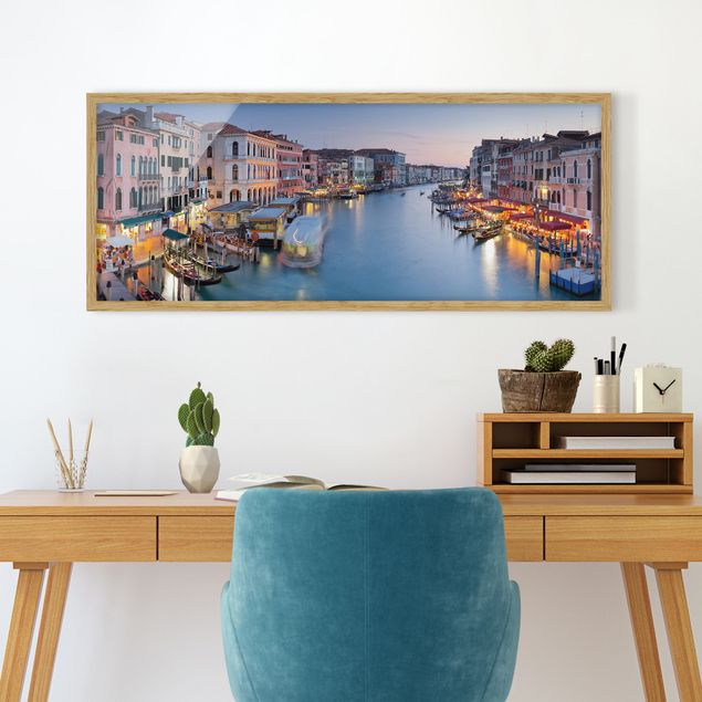 Quadri moderni   Sera sul Canal Grande a Venezia