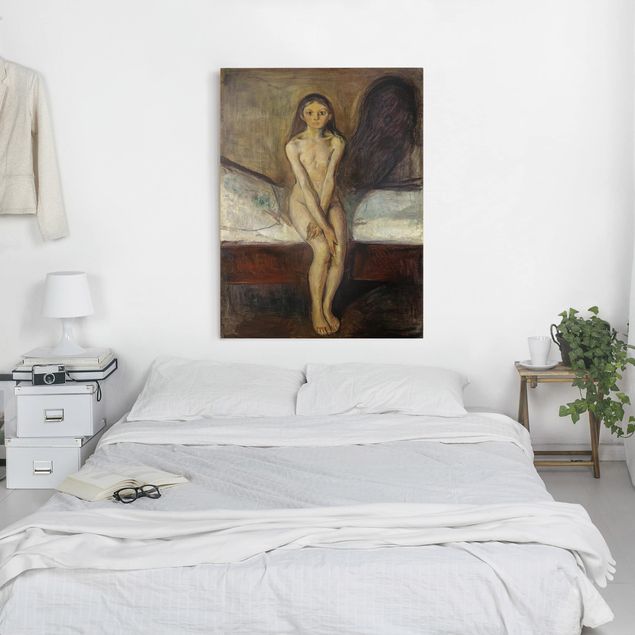 Post impressionismo quadri Edvard Munch - Pubertà