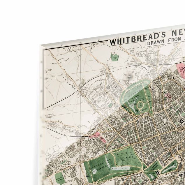 Quadri Mappa vintage Londra