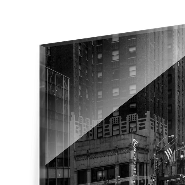 Glas Magnetboard New York vivace