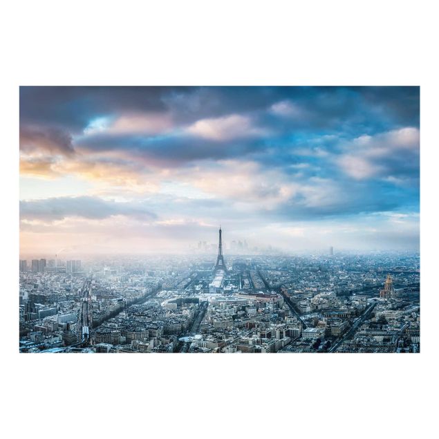 Quadro città Inverno a Parigi