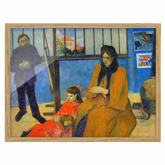 Quadro moderno Paul Gauguin - La famiglia Schuffenecker