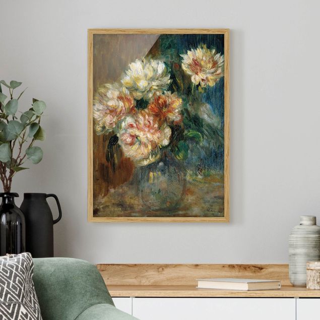 Stile di pittura Auguste Renoir - Vaso di peonie