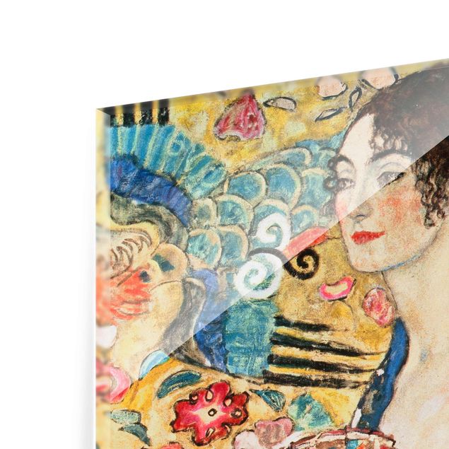 Riproduzioni quadri famosi Gustav Klimt - Signora con ventaglio