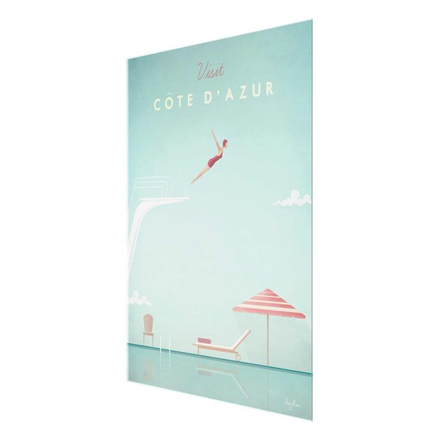 Riproduzione quadri famosi Poster di viaggio - Costa Azzurra