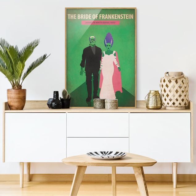 Riproduzione quadri famosi Locandina film La sposa di Frankenstein