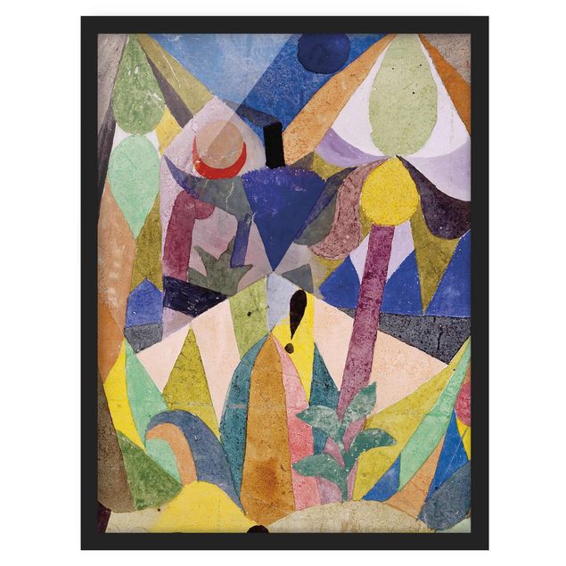 Quadri astratti moderni Paul Klee - Paesaggio mite tropicale