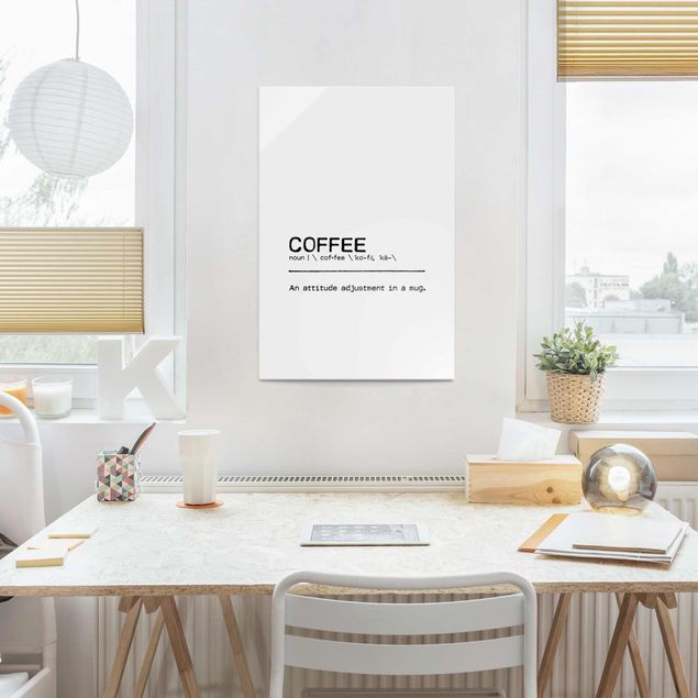 Riproduzioni quadri Definizione Caffè Atteggiamento