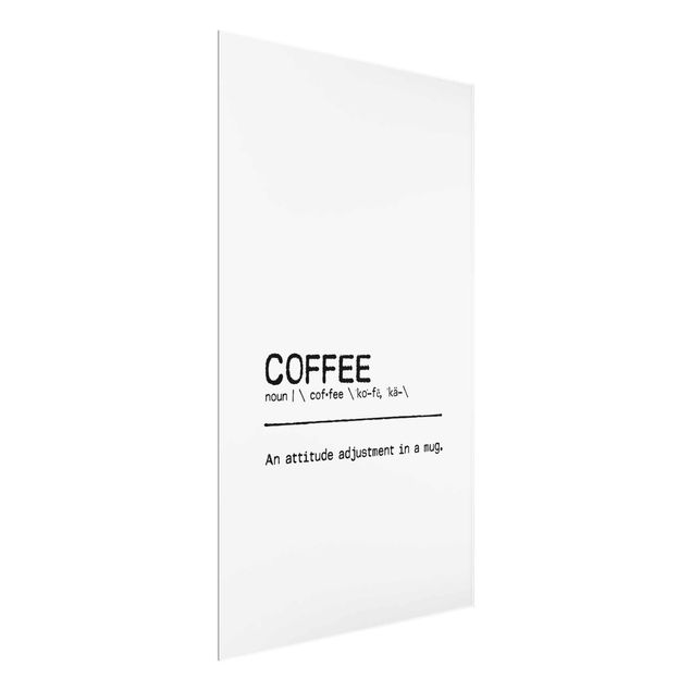 Quadri stampe Definizione Caffè Atteggiamento