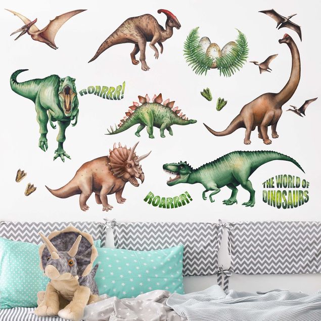Decorazioni camera neonato Il mondo dei dinosauri
