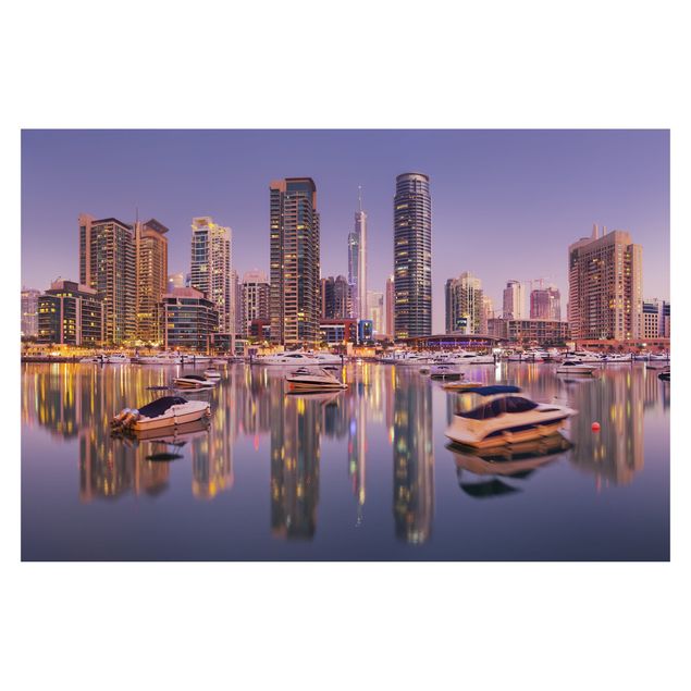 carta da parete Dubai Skyline di e Marina