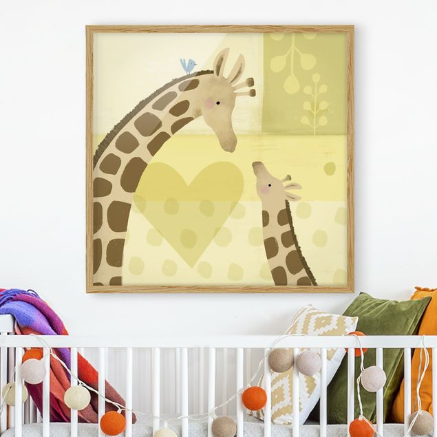 Quadri giraffa Io e la mamma - Giraffe
