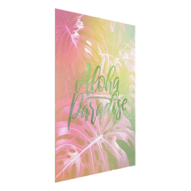 Quadri con fiori Arcobaleno - Paradiso Aloha