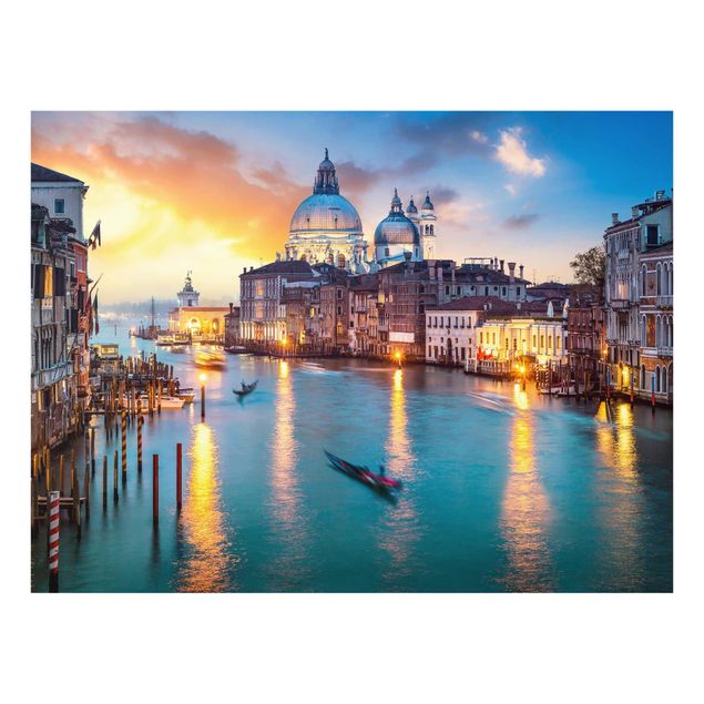 Quadri con paesaggio Tramonto a Venezia