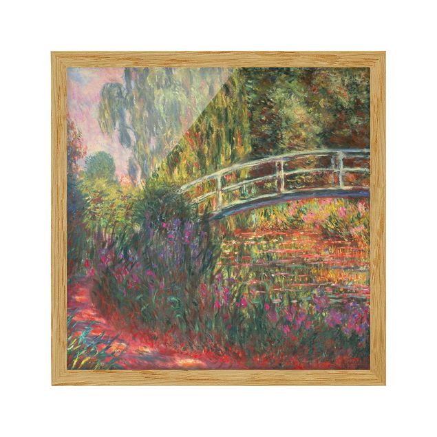 Quadro alberi Claude Monet - Ponte giapponese nel giardino di Giverny