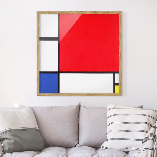 Correnti artistiche Piet Mondrian - Composizione con rosso, blu e giallo
