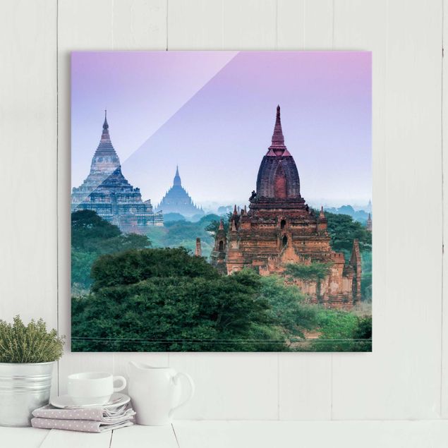 Quadri Asia Terreno del tempio a Bagan