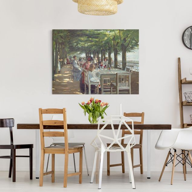 Stile di pittura Max Liebermann - La terrazza del ristorante Jacob