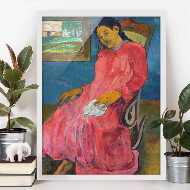 Riproduzioni quadri famosi Paul Gauguin - Faaturuma (malinconico)