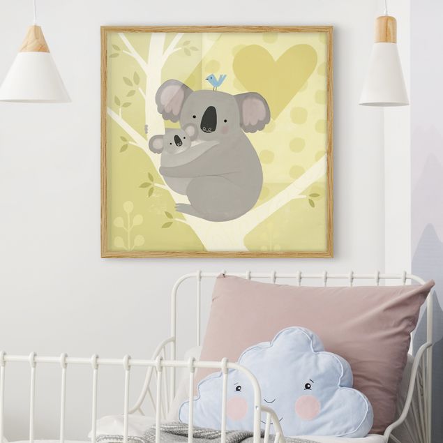 Decorazioni camera neonato Io e la mamma - Koala