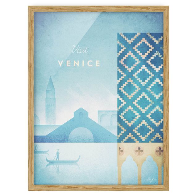 Quadri skyline  Poster di viaggio - Venezia